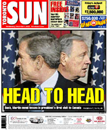 Bush-Martin Sun front page.jpg